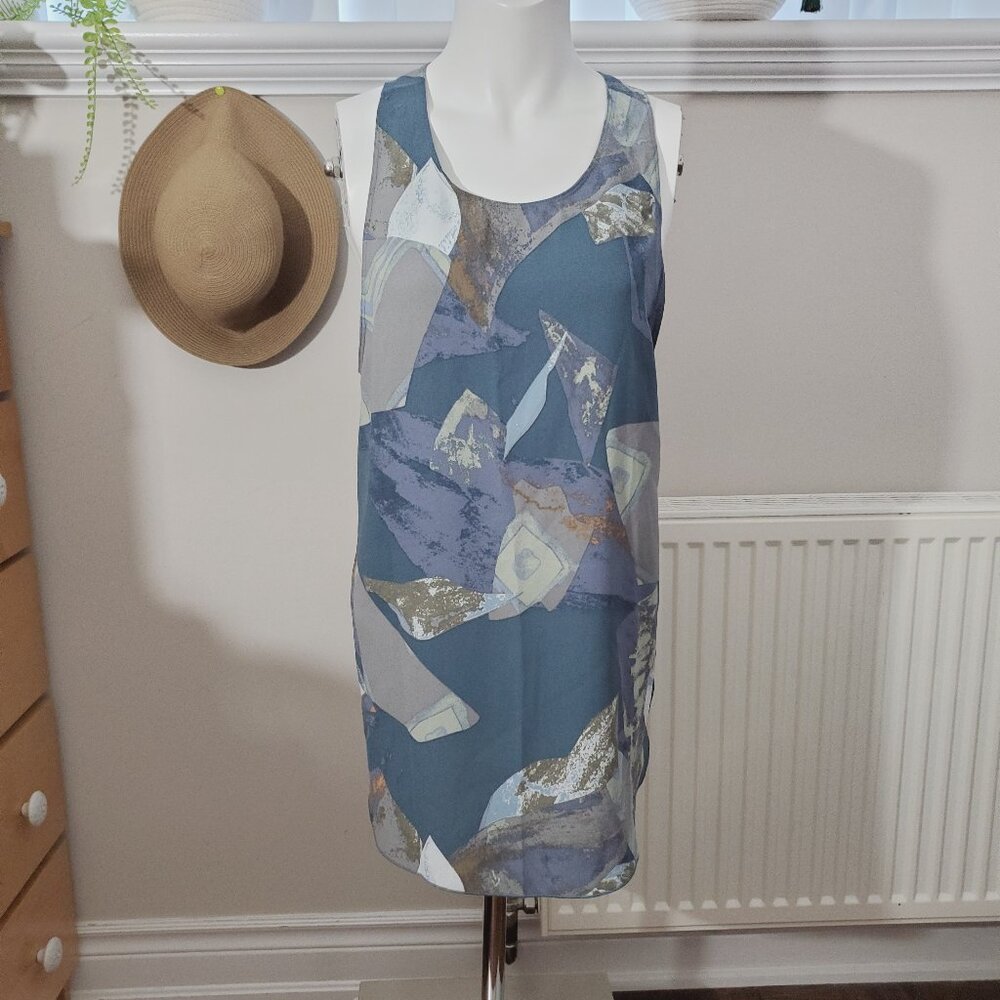 RARE ARITZIA WILFRED Silk blend Marbled Tank Blouse